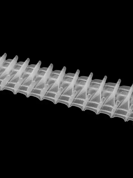 тесьма шторная буфы 6,5 см сборка 1:2,5