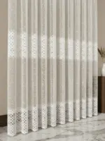 Тюль для гостиной и спальни "Eliza" белая — изображение 2