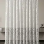 Тюль для гостиной и спальни "Davos" белая