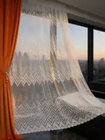 Тюль для гостиной и спальни "Krapelki" белая — изображение 4