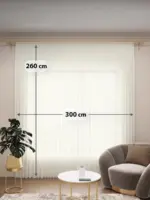 купити готову тюль для спальні 300×260