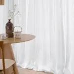 Тюль полированный лен "line lux"