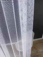 тюль сетка Viva белая для окон спальни и зала