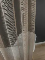 тюль сітка Viva беж для вікон спальні та залу