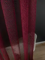 тюль сетка бордо для окон