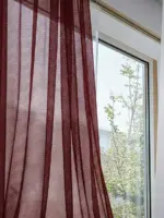 тюль сетка бордо