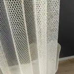 тюль сетка Viva крем для окон спальни и зала