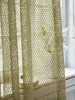 тюль сетка оливковая