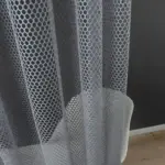 тюль сітка Viva сірий для вікон спальні та залу