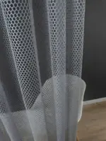 тюль сетка Viva серый для окон спальни и зала