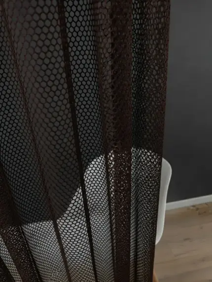 тюль сетка Viva венге для окон спальни и зала