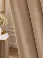 Бархатные шторы Latte - Warm Beige - Зображення 2