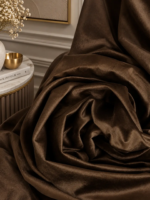 Бархатные шторы Cacao - Chocolate Brown — изображение 5