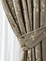 Бархатные шторы Pearl Luxe – Beige Melange