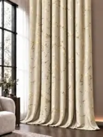 Бархатные шторы Pearl Luxe – Light Beige - Зображення 2