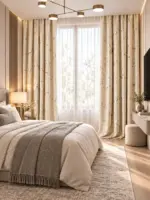 Бархатные шторы Pearl Luxe – Light Beige - Зображення 3
